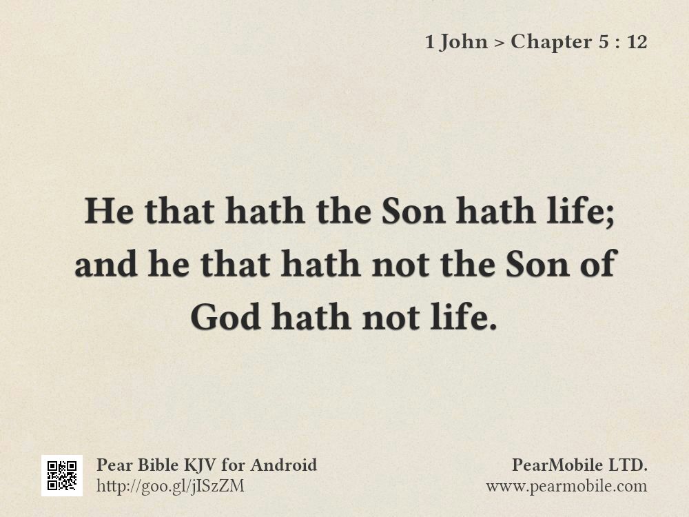 1 John, Chapter 5:12